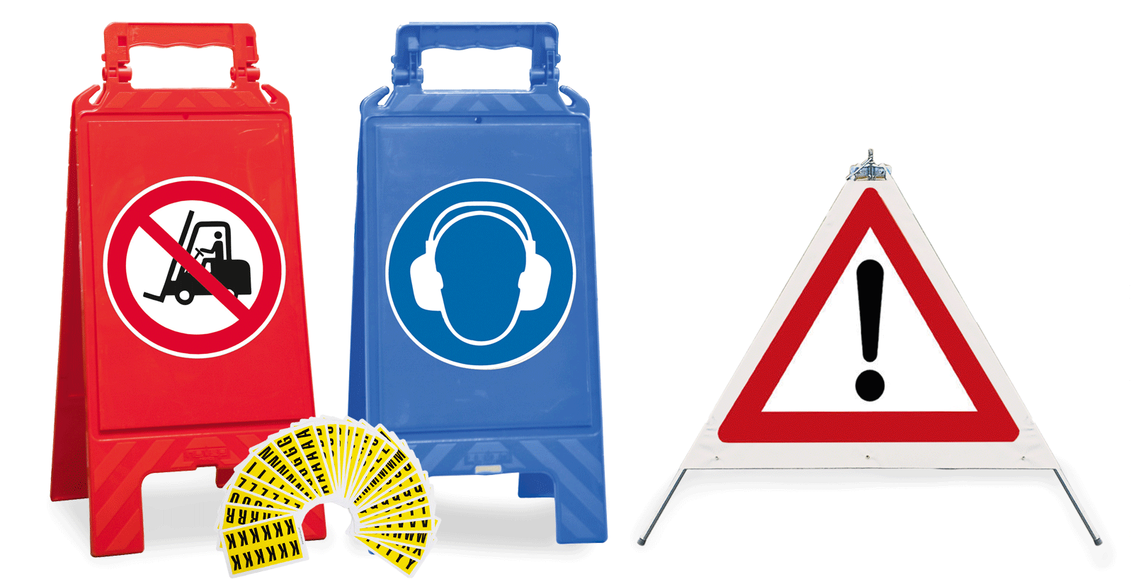 Bekijk ons grote assortiment waarschuwingsborden en stickers bij Kruizinga