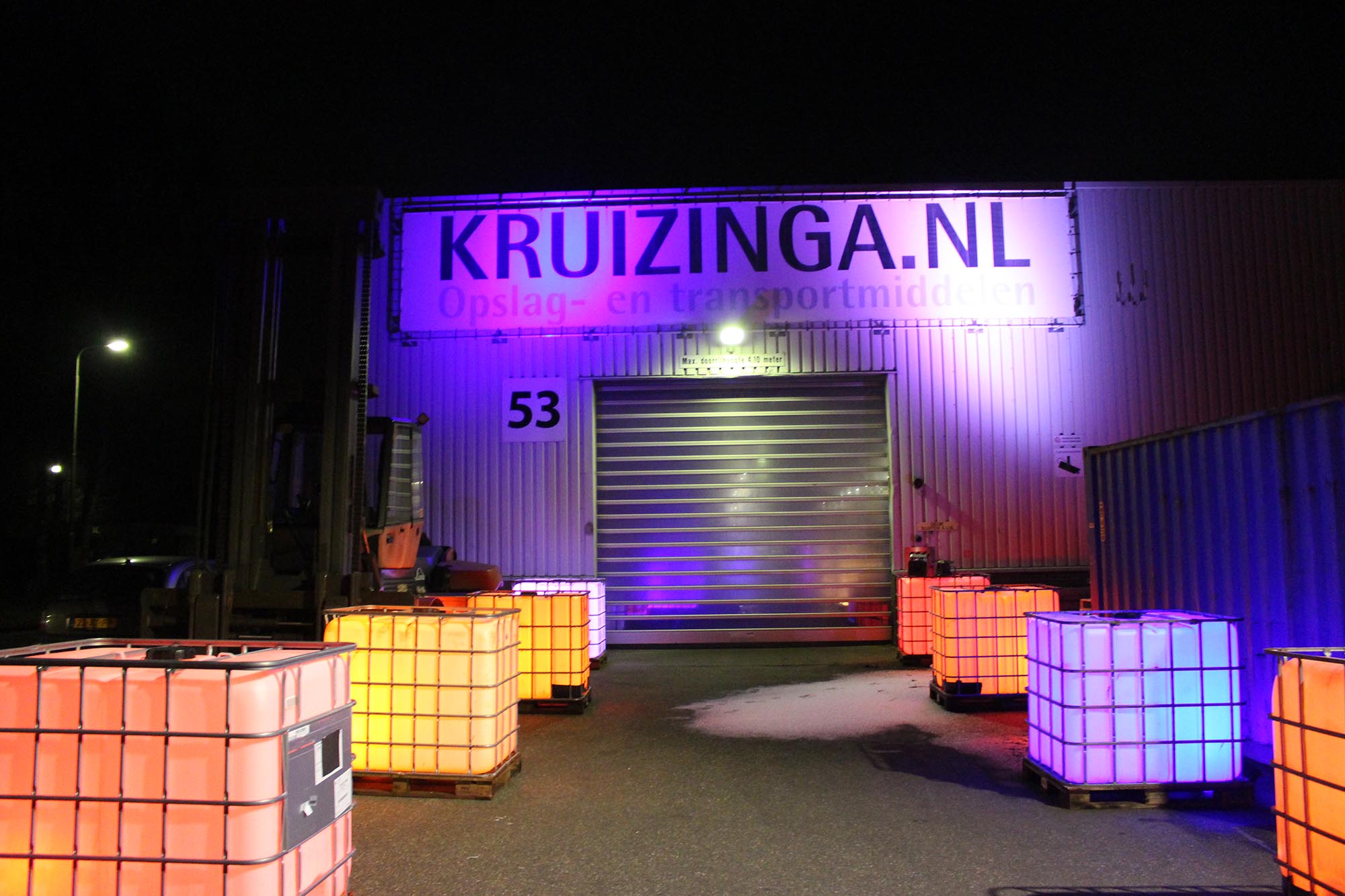 Zie IBC-container als LED-tank!
