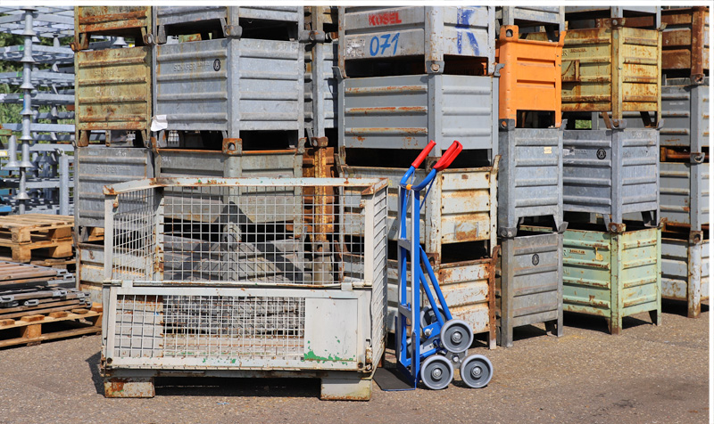 gebruikte gaascontainer oppervlaktebehandeling buiten