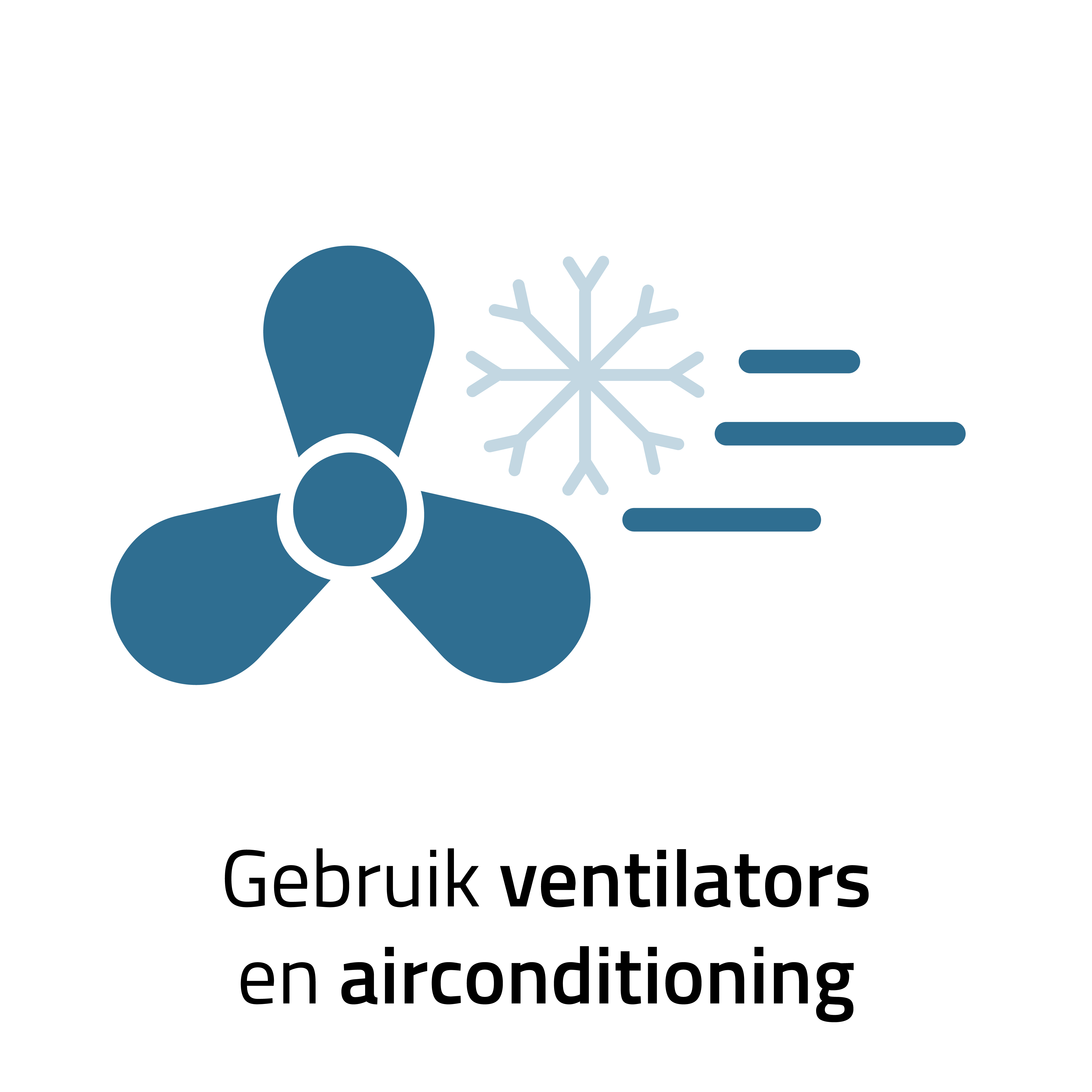 icoon airconditioning werken in de hitte