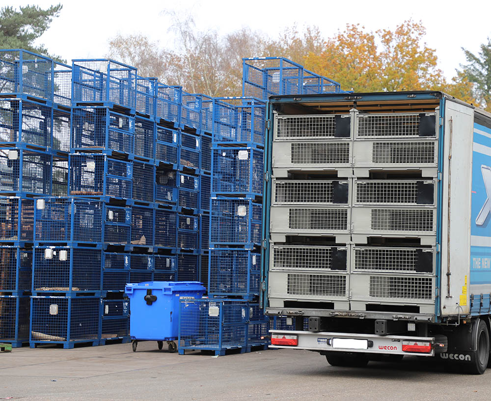 gaascontainers in vrachtwagen