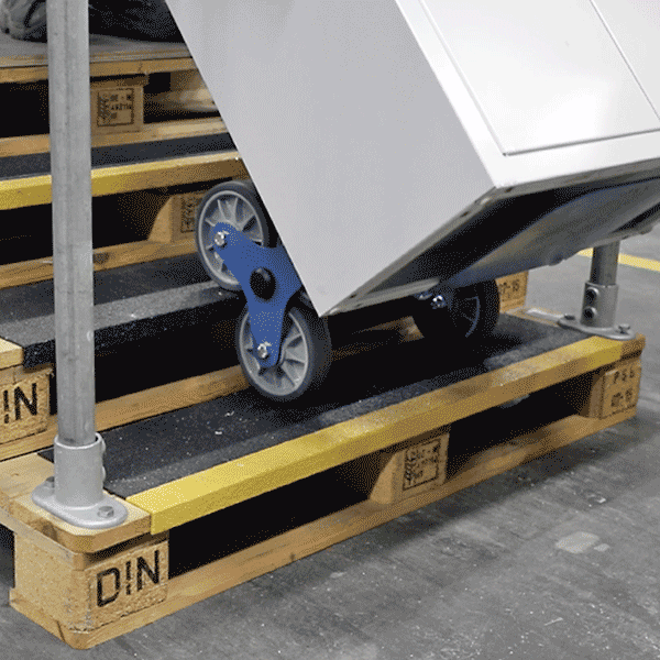 Trappensteekwagen met kast