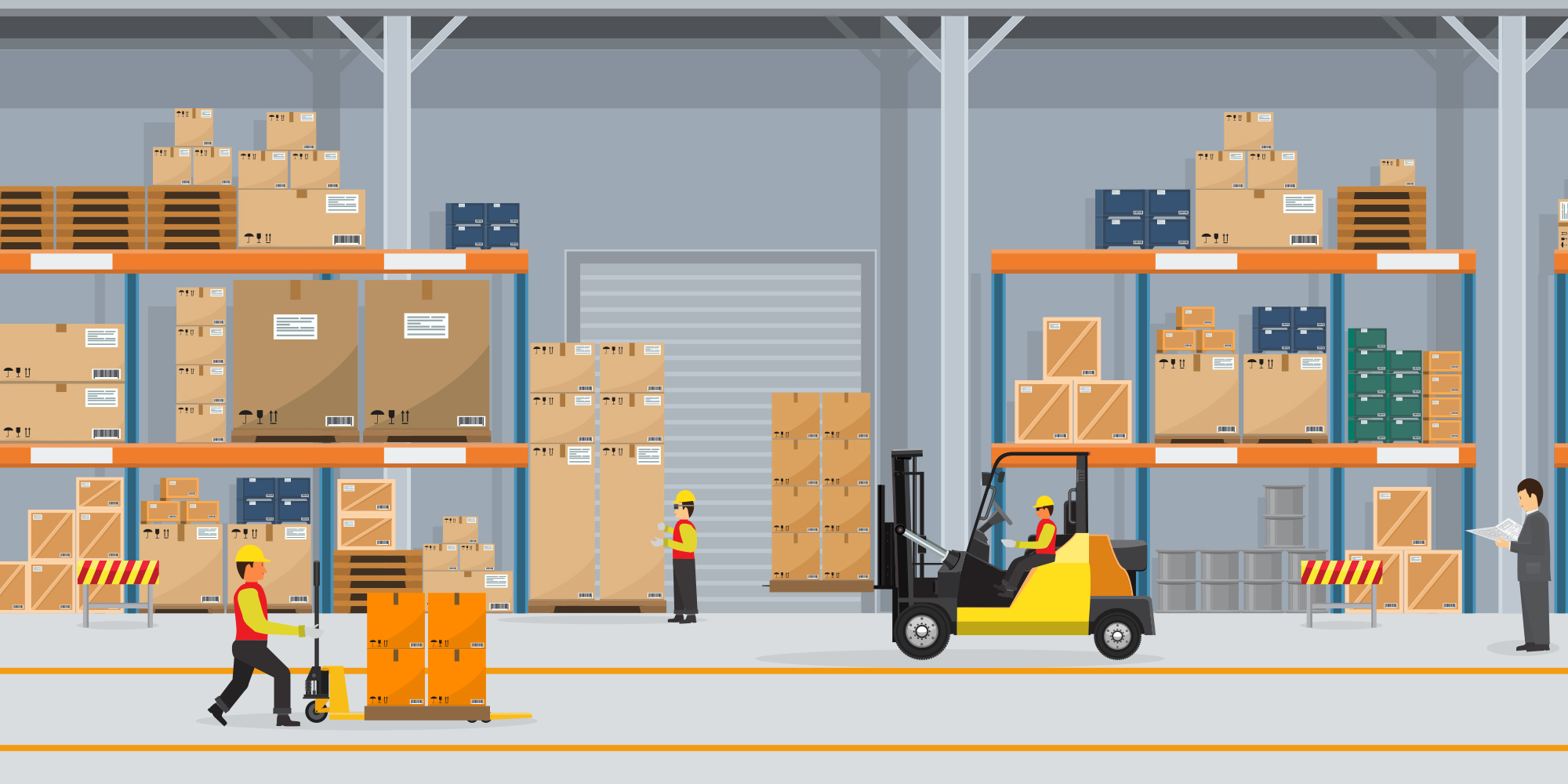 magazijn animatie werken